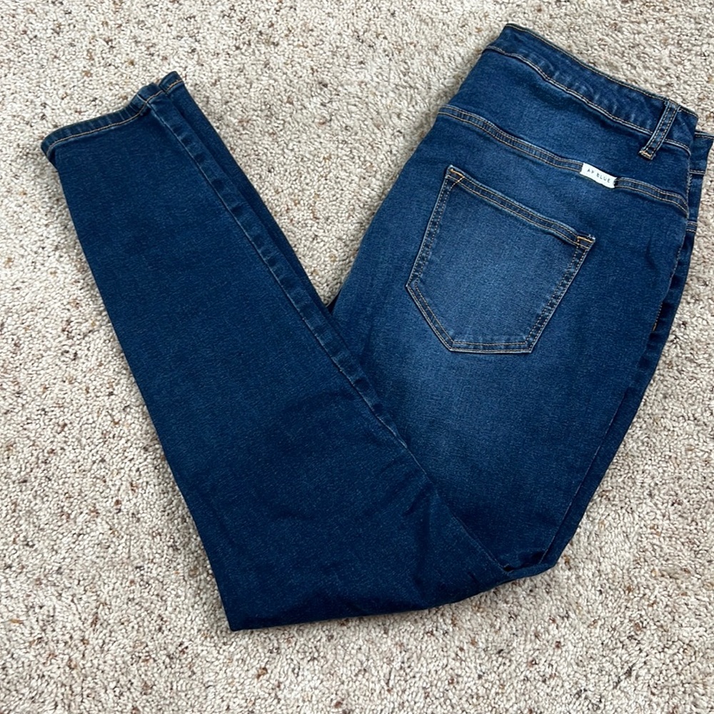 AP blue distressed jeans